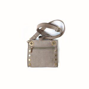 HAMMITT Crossbody 'Tony Small' Handbag Taupe Nubuck Leather Bag
